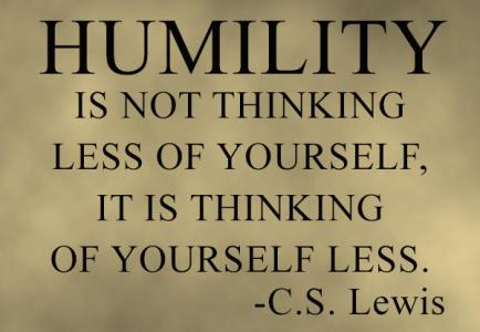 Humility - cs lewis